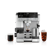 Ninja - Luxe Caf Premier Series 3-in-1 Espresso Coffee and Cold Brew Machine with Grinder and Scale and Hands-Free Frother - Stainless Steel