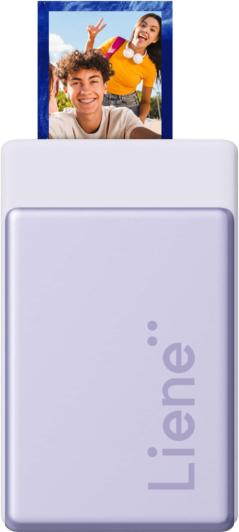 Liene - Pearl N200 Pro 2x3 Inch Wireless Photo Printer with 10 sheets of paper - Purple