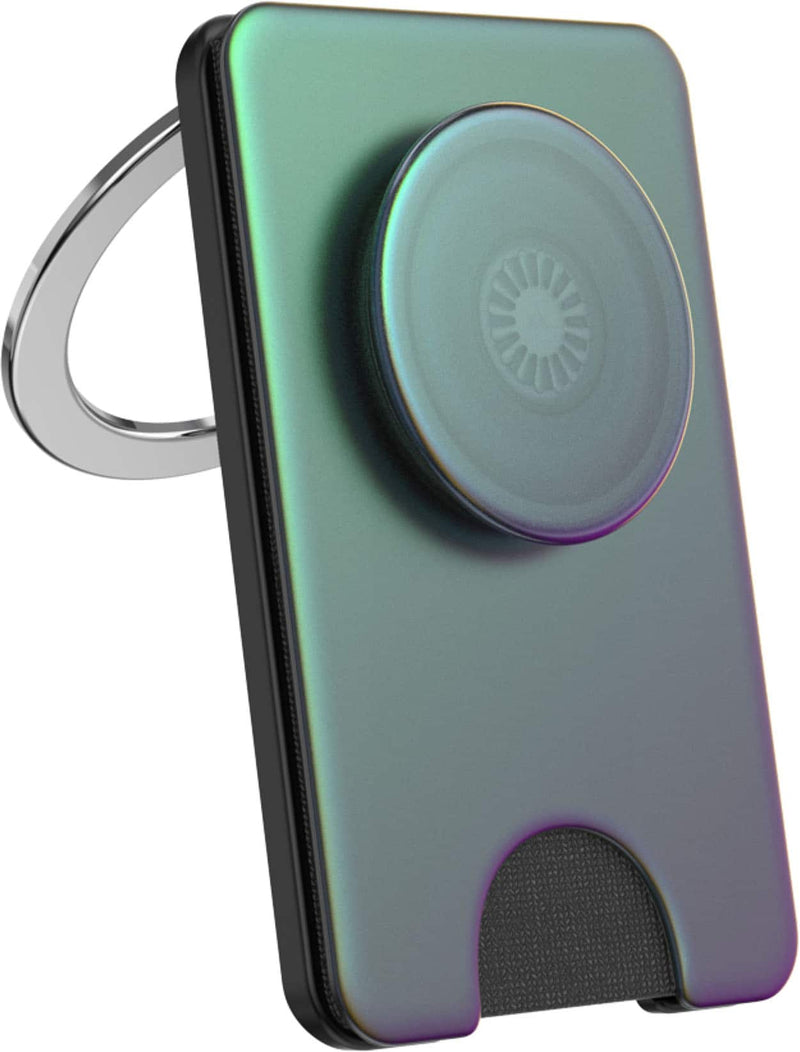 PopSockets - MagSafe Kick-Out Wallet Grip  Adjustable Stand for Cell Phones - Nightshade
