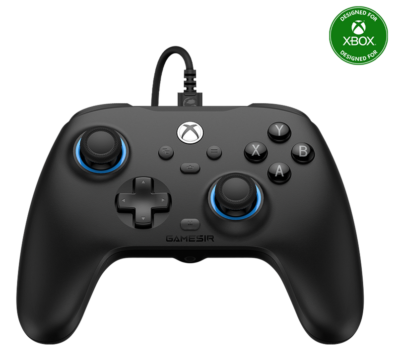 GameSir - T7 Wired Controller/Gamepad Hall Effect Joysticks for Xbox Series XS Xbox One Windows 10/11  Steam 3.5mm Audio Jack - Volt Black