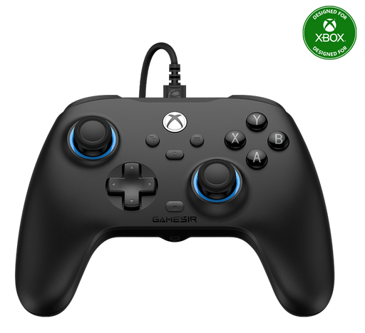 GameSir - T7 Wired Controller/Gamepad Hall Effect Joysticks for Xbox Series XS Xbox One Windows 10/11  Steam 3.5mm Audio Jack - Volt Black