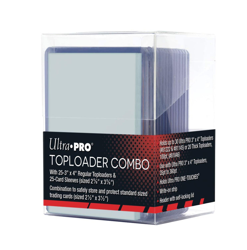 Ultra PRO - 25-Count Toploaders  Sleeves Combo with Box