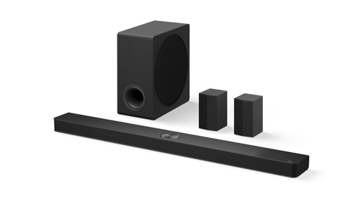 LG - 7.1.3 Channel S90TR Soundbar with Wireless Subwoofer and Rear Speakers Dolby Atmos DTSX and WOW Orchestra - Black