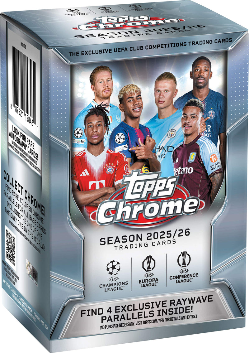 2025-2026 Topps Chrome UCC Blaster Box