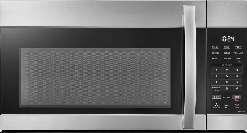 Insignia - 1.7 Cu. Ft. Over-the-Range Microwave with 1000W - Stainless Steel