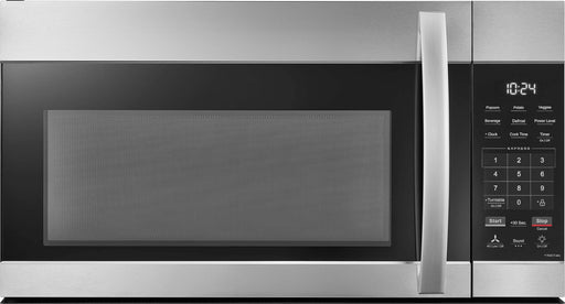 Insignia - 1.7 Cu. Ft. Over-the-Range Microwave with 1000W - Stainless Steel