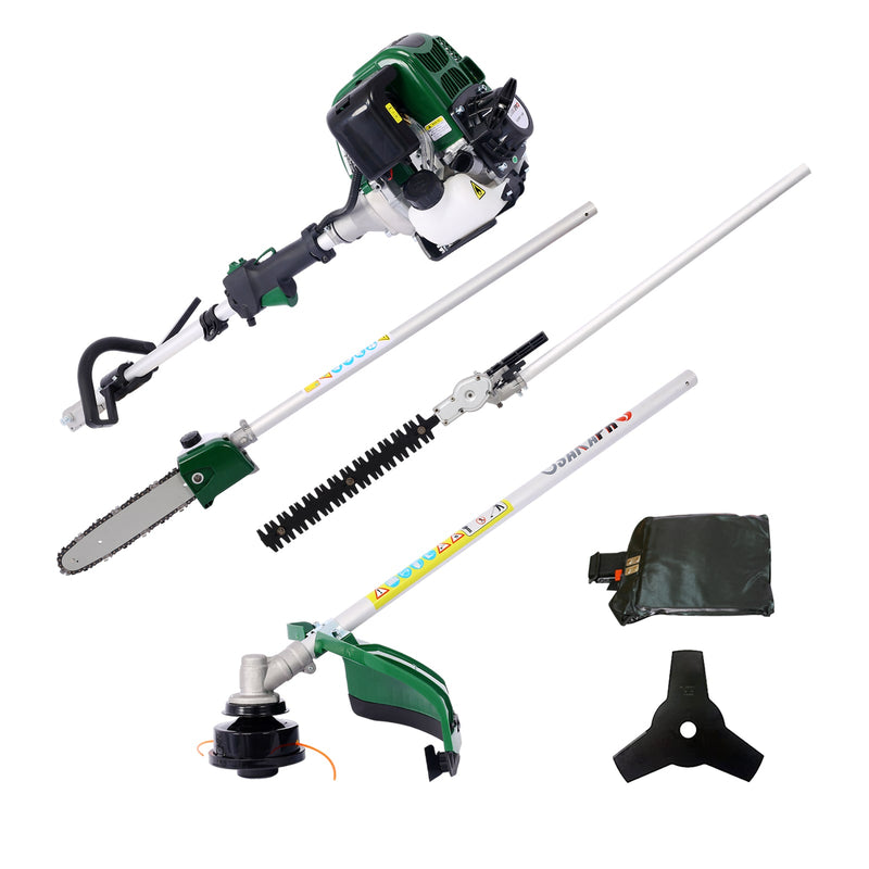 Dexmalle  4 in 1 Multi-Functional Trimming Tool-31CC 4-Cycle Garden Tool System with Gas Pole Saw
