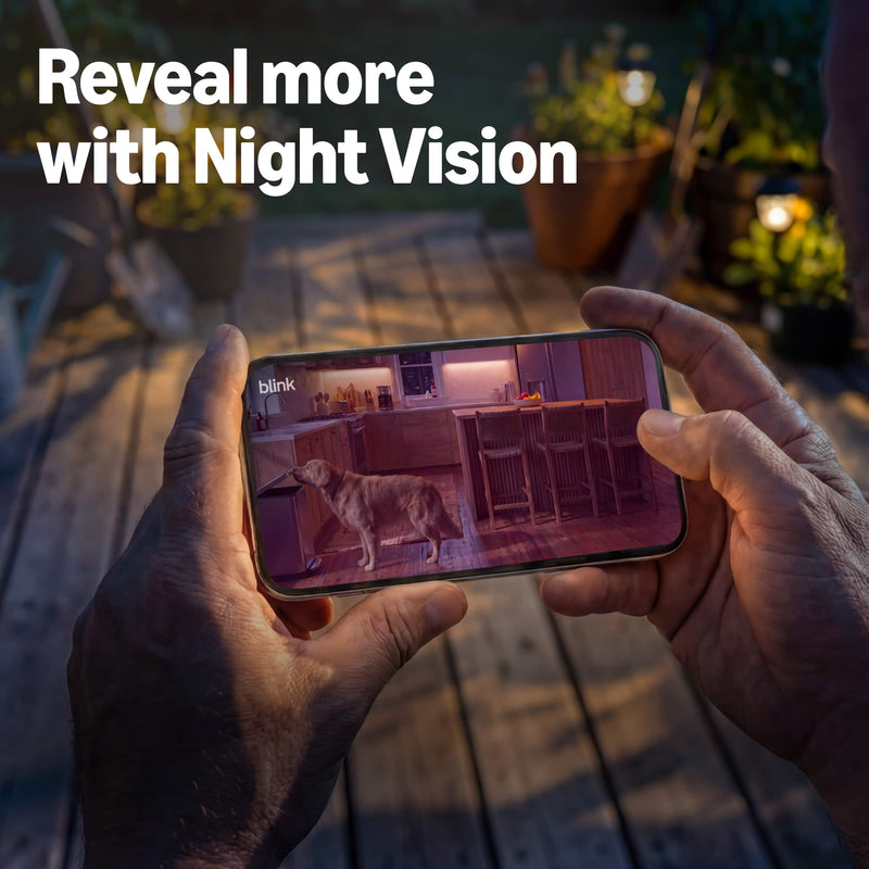 Blink - Mini 4K+ (newest model) plug-in indoor camera 4K video resolution HDR Night Vision motion detection - Black