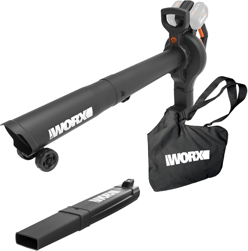 WORX 40-volt 350-CFM 120-MPH Battery Handheld Leaf Blower 4 Ah Charger Included