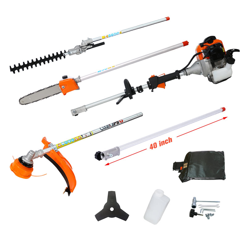 Dexmalle  56CC 2-Cycle 5 in 1 Multi-Functional Trimming Tool