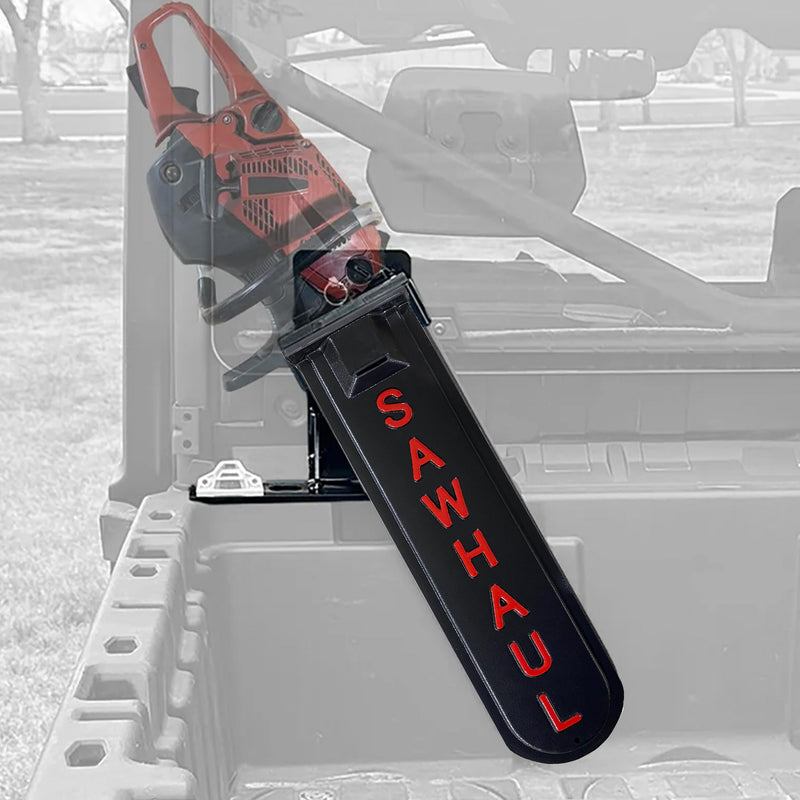 GearHaul  SawHaul SnapLok Rotating Mount for Polaris and CanAm with Red 20 inch Scabbard