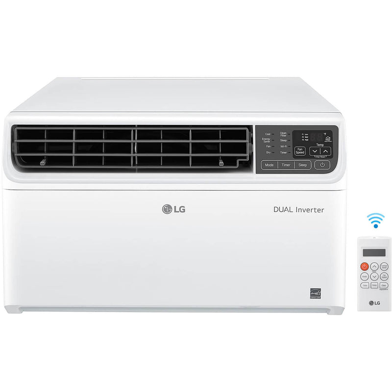LG - 450 Sq. Ft. 10000 BTU Smart Inverter Window Air Conditioner - White