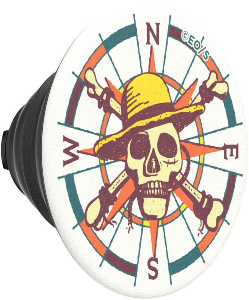 PopSockets - PopTop Swappable Universal Grip for Cell Phones TOP ONLY Compatible with Any PopGrip Base - The Straw Hat Pirates