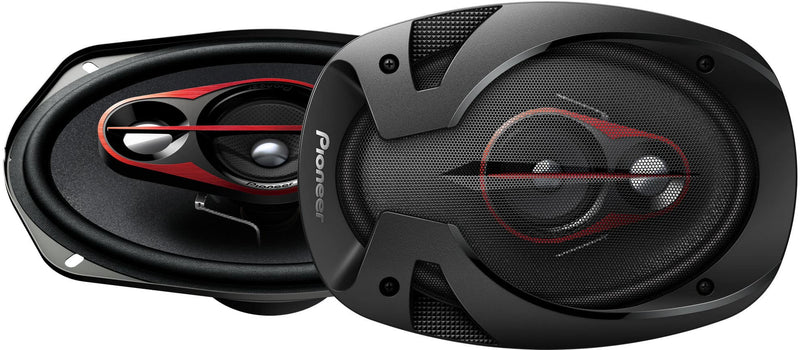 Pioneer - 6" x 9" - 3-way 400 W Max Power Coaxial Speakers (pair) - Black