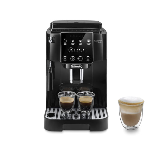 De'Longhi - Magnifica Start Automatic Coffee  Espresso Machine with Milk Frother for Hot  Iced Lattes Coffee  More ECAM22022B - Black