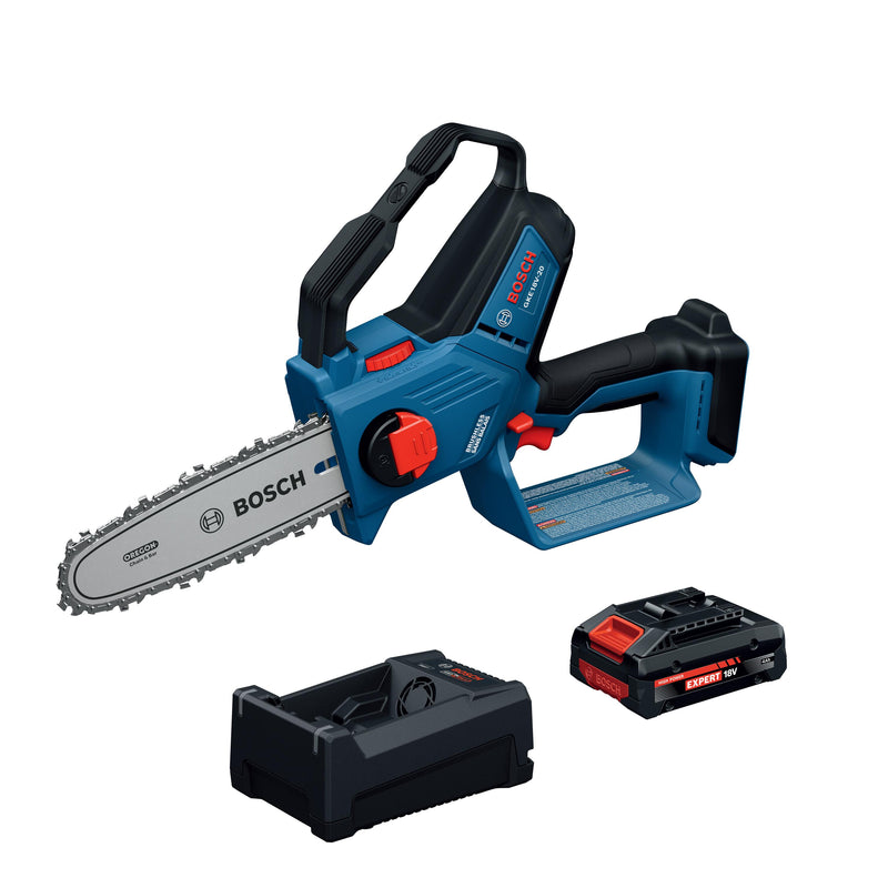 Bosch 18-volt 7.87-in Battery 4 Amp 4 Ah Chainsaw Battery Included Charger Included