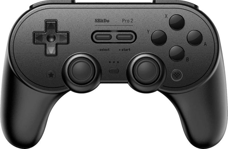 8BitDo - Pro 2 Bluetooth Controller for Switch Windows macOS Android and Steam Deck with Hall Effect Joysticks - Black