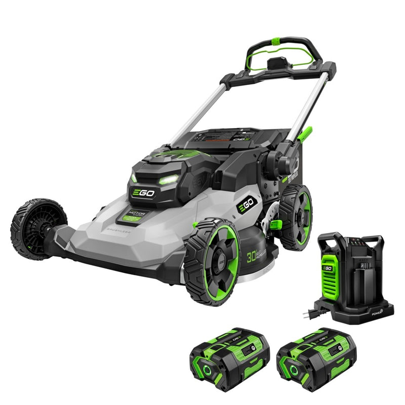 EGO POWER+ 1300 Series Super Composite 30-Inch 56-Volt Self-Propelled Lawn Mower Kit with (2) 6.0Ah Batteries and Dual-Port Charger