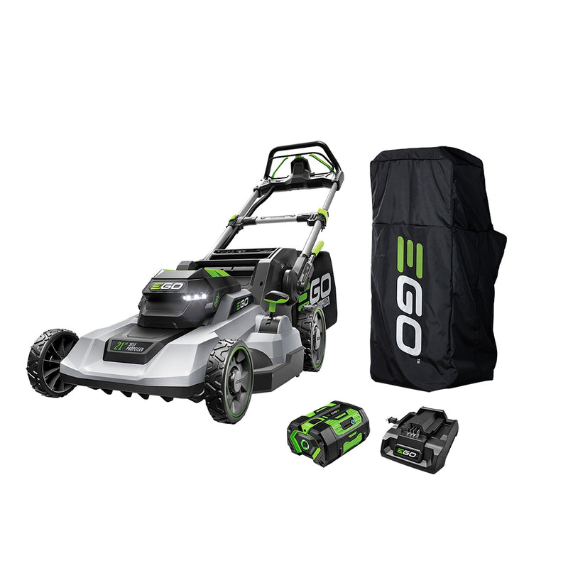 EGO POWER+ 56-volt 21-in Self-propelled Battery Walk Mower with (1) 6.0-ah Battery, Charger, & Free Cover Included