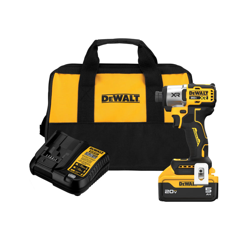 DEWALT XR 20-volt max Brushless Cordless Impact Driver (Battery Included and Charger Included and Soft Bag included)