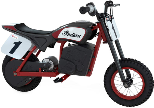 Razor - Indian eFTR Mini w/7 miles Max Operating Range  14 mph Max Speed - Small - Black