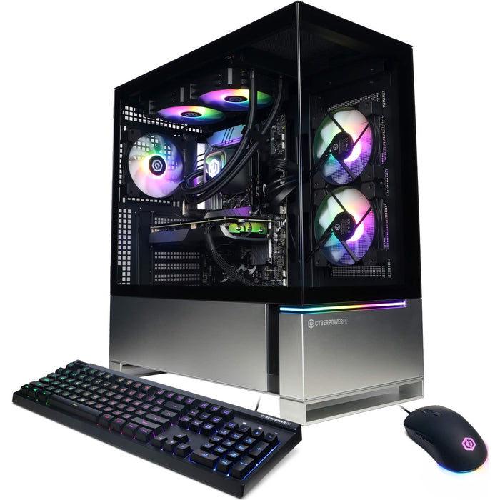 CyberPowerPC - Gamer Supreme Gaming Desktop - AMD Ryzen 7 8700F - 32GB Memory - NVIDIA GeForce RTX 4070 SUPER 12GB - 2TB SSD - Black