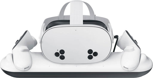 Insignia - Charge Station for Meta Quest 3 and 3S - White