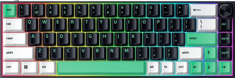 Razer - Reclusa Mini 65 Wireless Enthusiast Gaming Keyboard with Hot-Swappable Hall Effect Magnetic Switches - Black