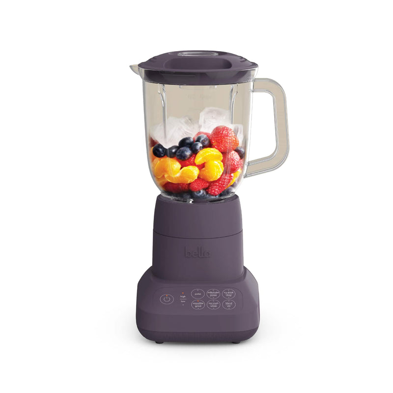 Bella - Fits-anywhere Kitchenware Flip  Store 48-oz. Blender 450W  10 Speed Settings - Plum