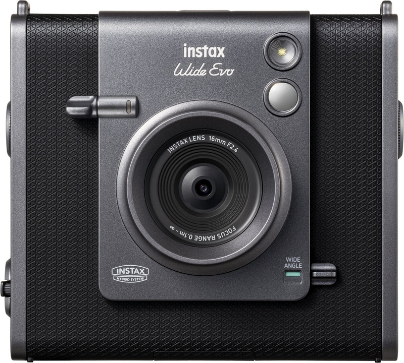 Fujifilm - INSTAX WIDE EVO Hybrid Instant Film Camera - Black