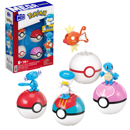 MEGA - Pokemon Water-Type Trainer Team (4-Pack) - Multi