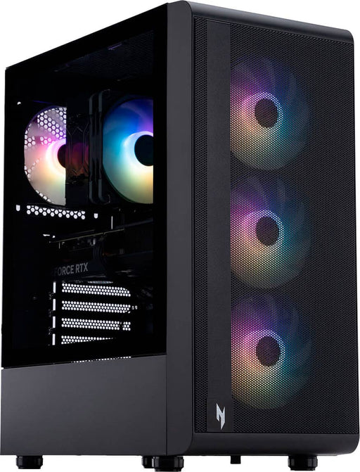 Acer - Nitro 60 Gaming Desktop - AMD Ryzen 9 7900 - 32GB DDR5 Memory - NVIDIA GeForce RTX 5070 - 1 TB SSD - Black