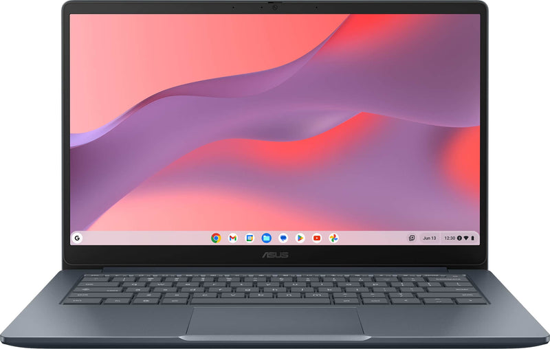 ASUS - CX14 14" FHD Chromebook Laptop - Intel Celeron - 4GB Memory - 64GB eMMC - Dusk Gray
