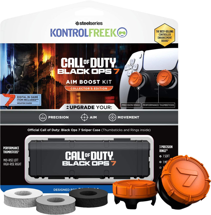 KontrolFreek - Call of Duty Chimera Collector Sniper Case Thumbsticks for PS5 - Orange