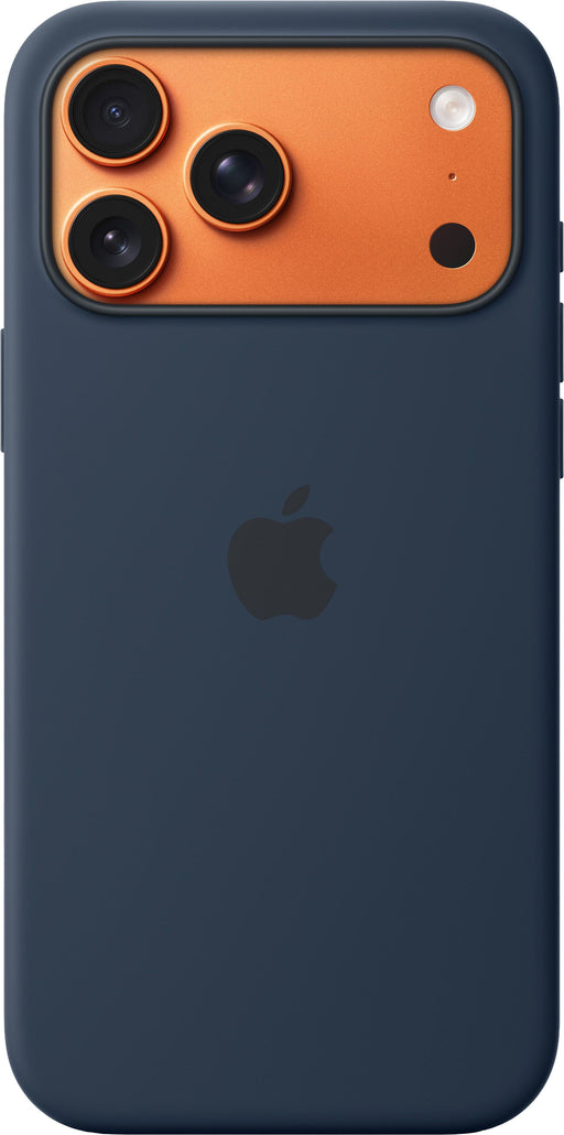 Apple - iPhone 17 Pro Max Silicone Case with MagSafe - Midnight