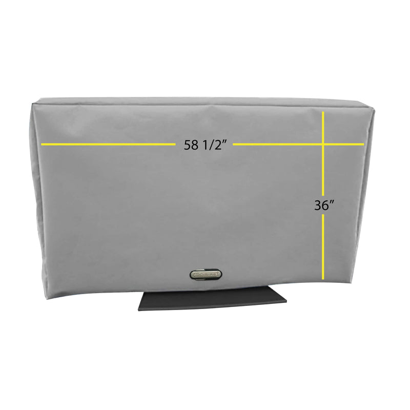 Solaire - Outdoor TV Cover for Most Flat-Panel TVs Up to 65" - Gray