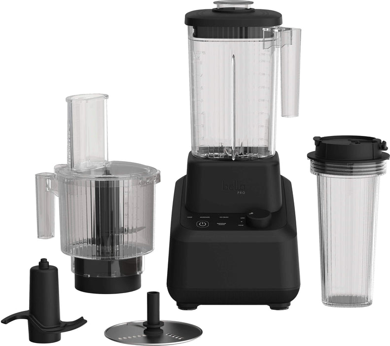 bella PRO - MasterBlend 3-in-1 Prep System with Blender Personal Blender  Food Processor - Black Wash