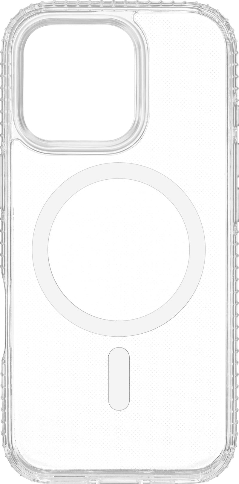 Insignia - Hard-Shell Case with MagSafe for iPhone 16 Pro - Clear