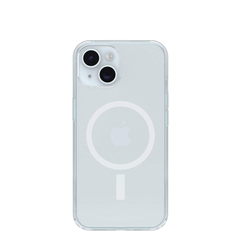 OtterBox - Symmetry Series Soft Shell for MagSafe for Apple iPhone 17e iPhone 16e iPhone 15 iPhone 14 iPhone 13 - Clear
