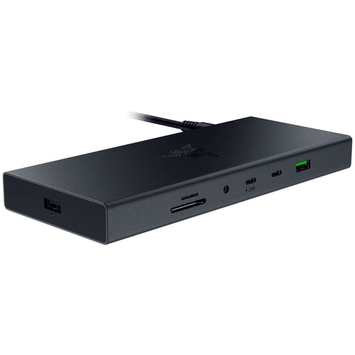 Razer - USB 4 Dock Station with 14 Ports for PC and Mac - Black