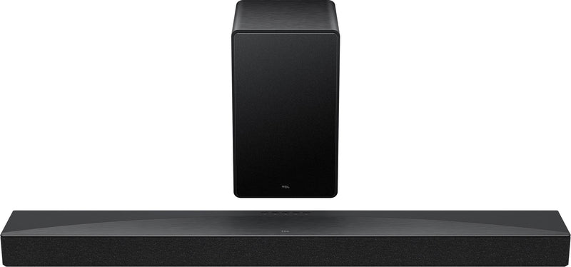 TCL - Q65H Q Class 5.1 Channel Soundbar with Dolby Atmos Ray Danz Technology and Wireless Subwoofer - Black