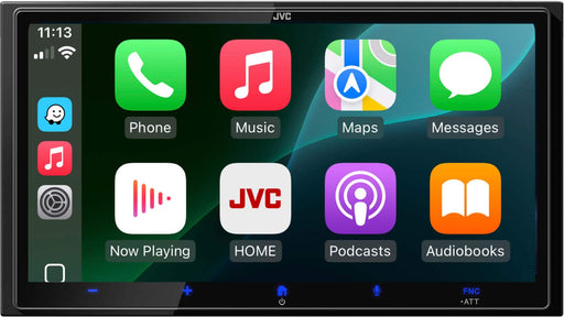 JVC - 7" Wireless Android Auto and Apple CarPlay Bluetooth with High Definition Screen - Black