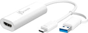j5create - USB to HDMI Multi-Monitor Adapter - White