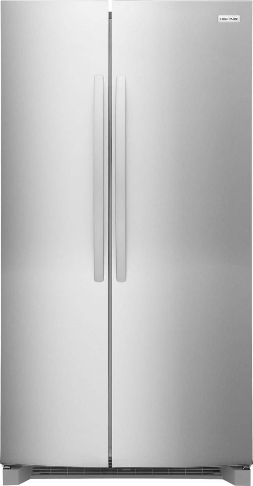 Frigidaire - 36 in. Wide 26 Cu. Ft. Standard Depth Side-by-Side Refrigerator with CrispSeal Crispers - Smudge Proof Stainless Steel