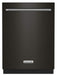 KitchenAid - 24" Top Control Built-In Stainless Steel Tub Dishwasher with 3rd Rack Fan-Enabled ProDry 44 dBA - Black Stainless Steel