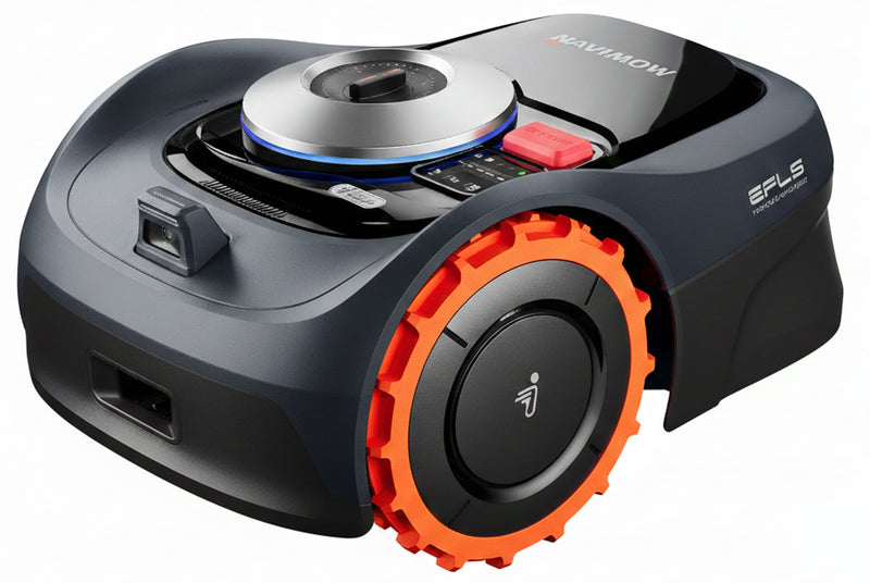 Segway Navimow i110N 7.1-in RTK+Vision Robot Lawn Mower for Up to 1/4 Acre with AI-Assisted Mapping and Multi-Zone Management