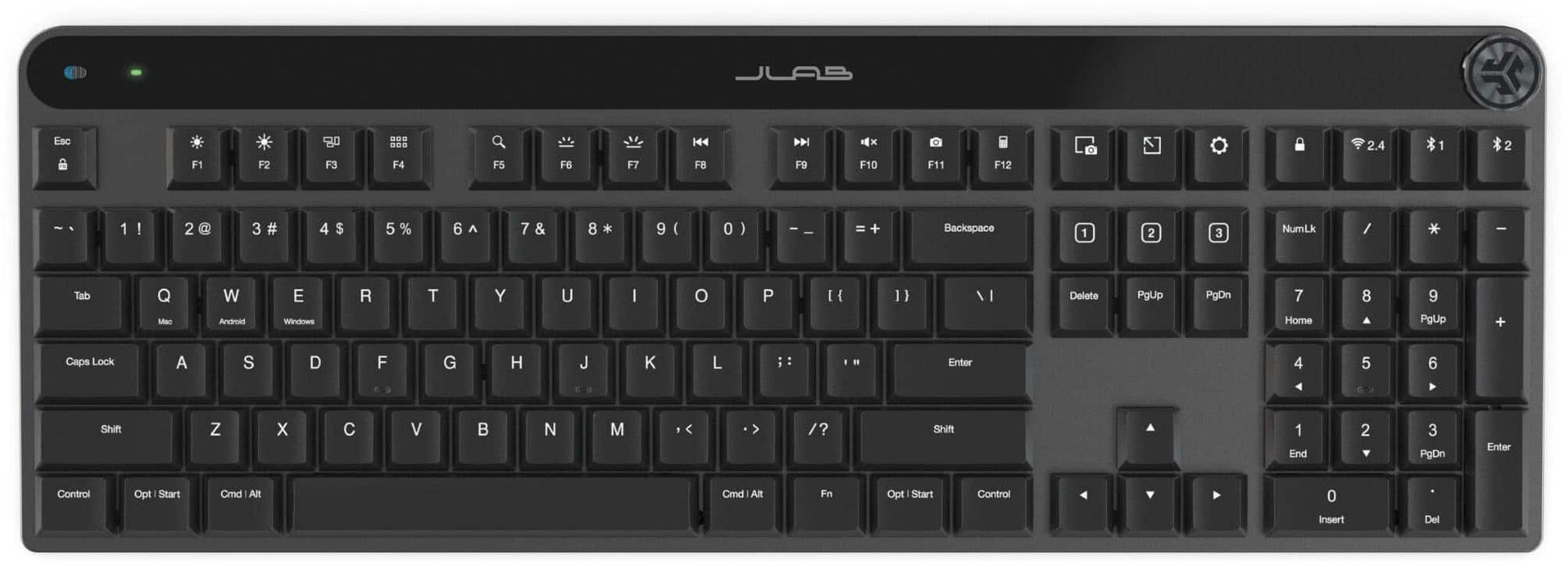 JLab - Epic Mechanical Advanced Multi-device Wireless Keyboard - Black