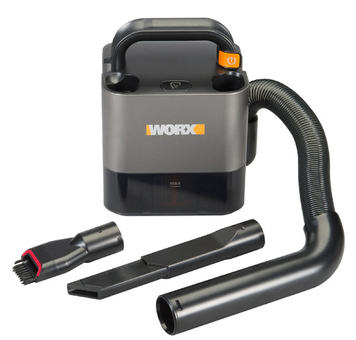 WORX - 20V Power Share Cordless Cube Vac Compact Vacuum w/ Battery  Charger HEPA Filtering System High  Low Speed 4ft Hose