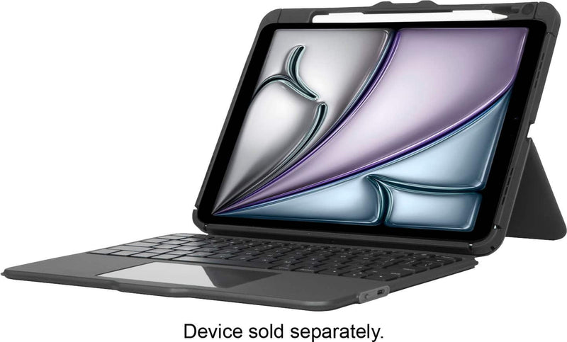 Targus - VersaVu BT Keyboard Case for iPad 11"(A16)iPad Air 11"(M3/M2)iPad 10.9"(10)iPad Air 10.9"(5/4)iPad Pro 11"(4/3/2/1) - Black