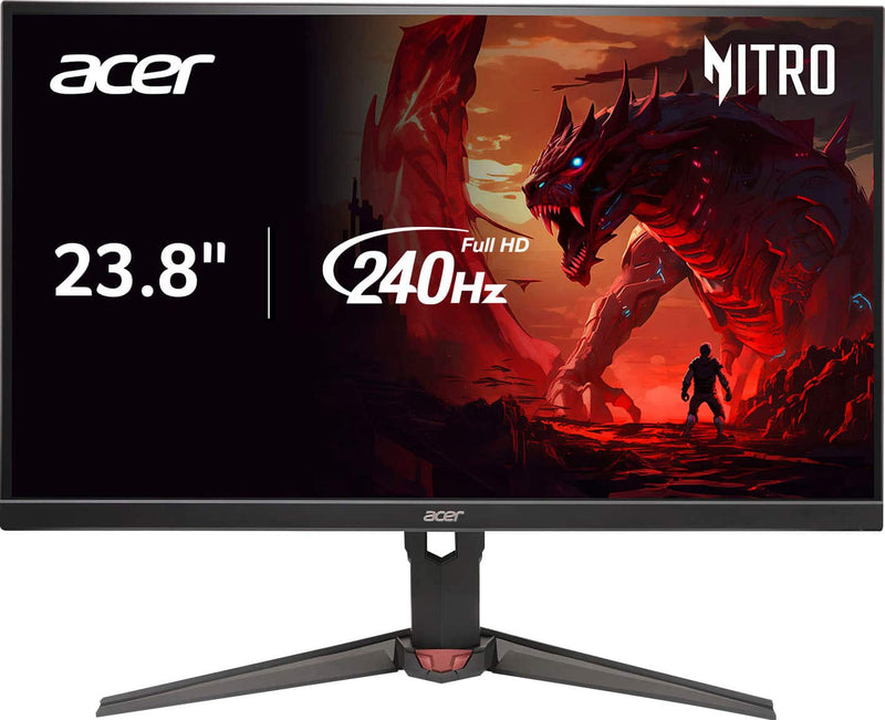Acer - Nitro XV240Y W3biipr 23.8" IPS LED  AMD FreeSync Premium Gaming Monitor - 240Hz Up to 0.5ms (DisplayPort 2 x HDMI) - Black